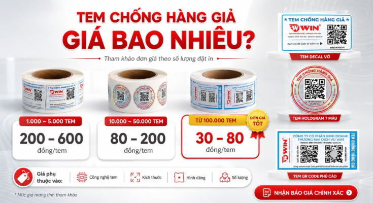 Tem chống giả giá bao nhiêu?