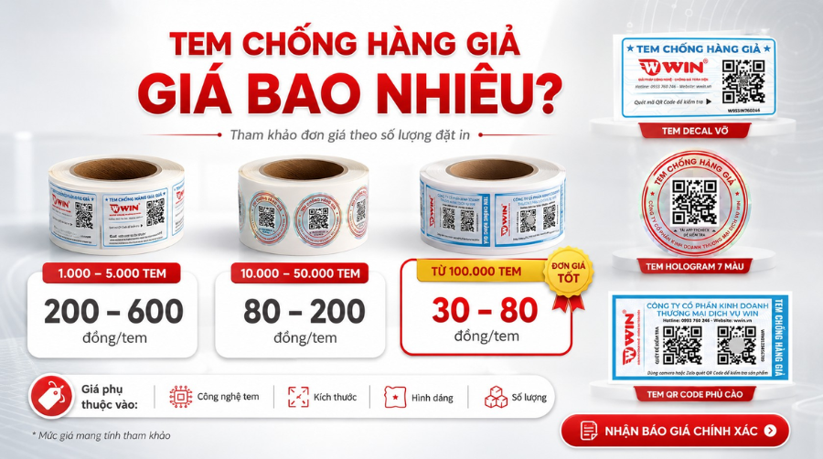 Tem chống giả giá bao nhiêu?